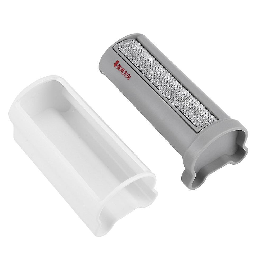 Mini Portable Electrostatic Static Sticky Brush Cloth Coat Lint Dust Remover Roller(Gray)