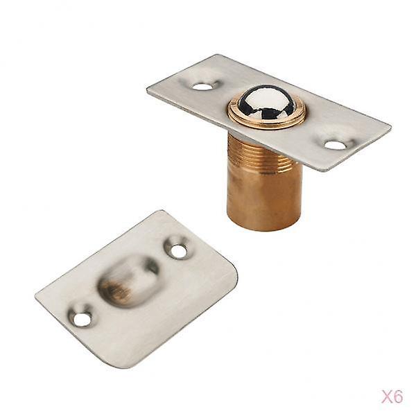 6x Adjustable Roller Ball Door Spring Catch Lock Latch Stainless Steel