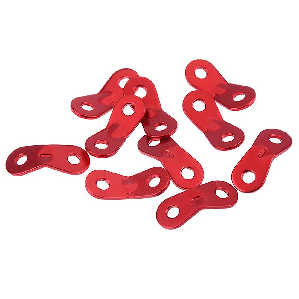 10pcs Anti-slip Camping Tent Cord Hook Tensioner Awning Anti-wind Buckle Tightener Adjuster Tent Rope Fastener