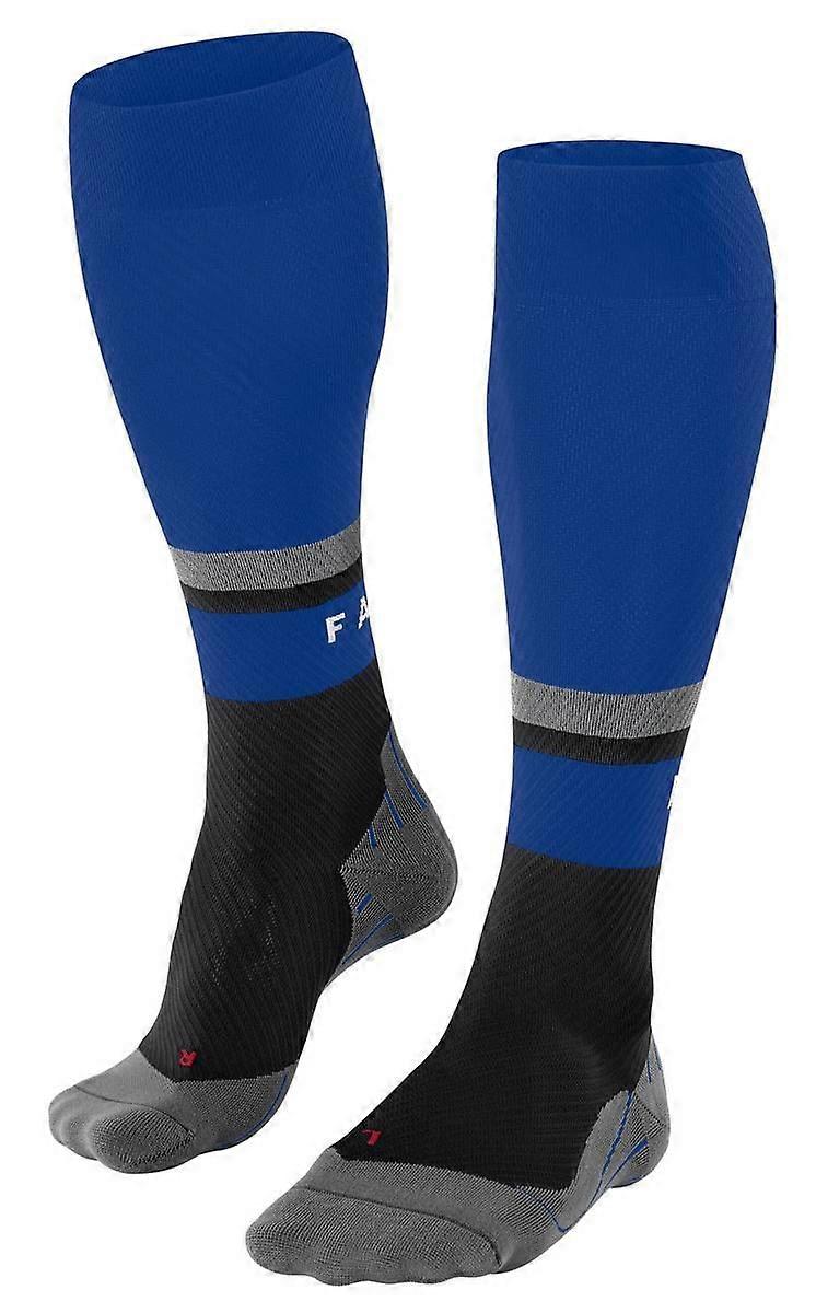 Falke RU Compression Energy Running Knee-High W4 Socks - Blue/Black