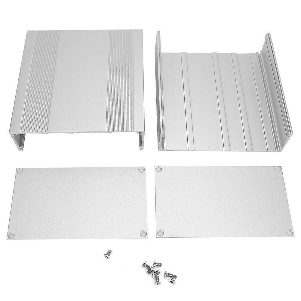 Aluminum Enclosure Case Silver DIY Electronic Circuit Board Project PCB Instrument Box