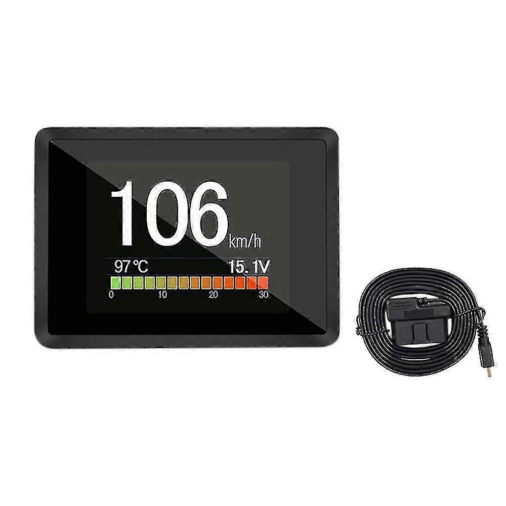 Voor auto A203 OBD2 boordcomputer auto digitale computer reisdisplay snelheid brandstofverbruiksmeter