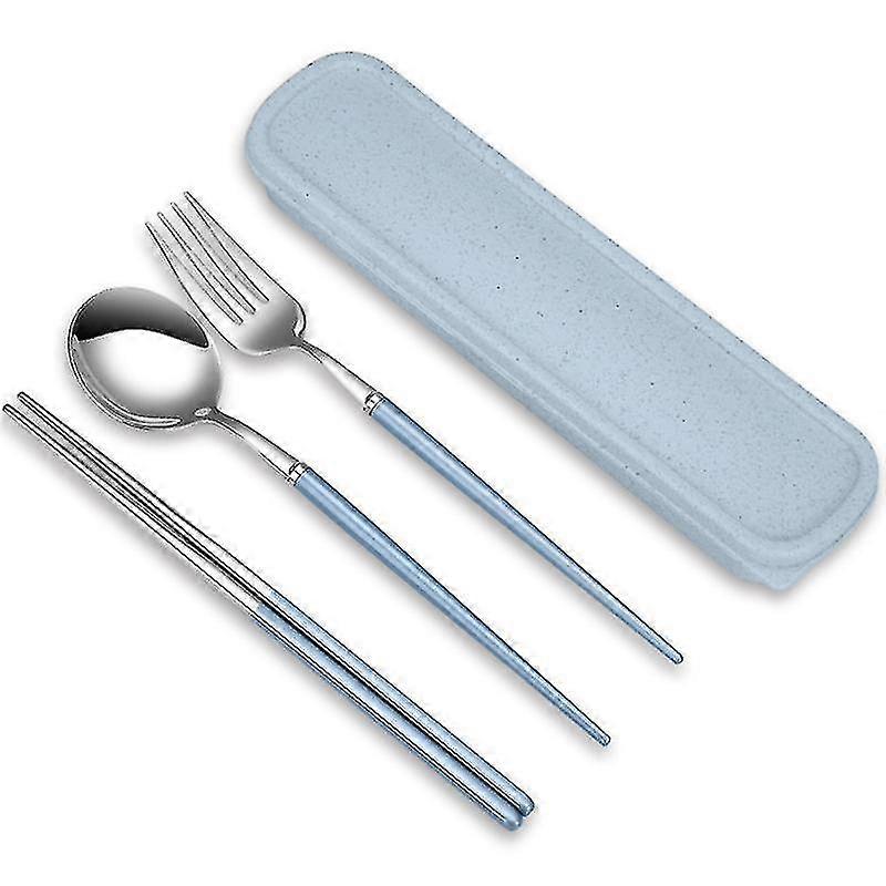 3pcs Kitchen Tableware, Chopsticks Fork Cutlery set Kitchen Tableware