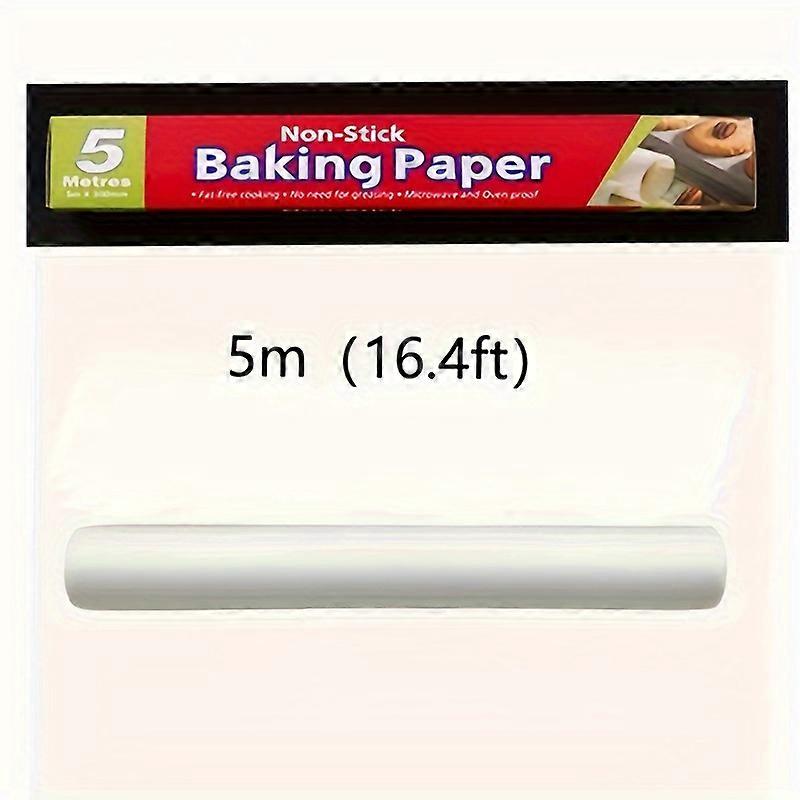 "Eco-Friendly" 1 Roll Unbleached Parchment Paper 12-Inch - Non-Stick, Heat Resistant Baking Sheets For Cooking, Grilling, Air Fryers & Steaming - Esse