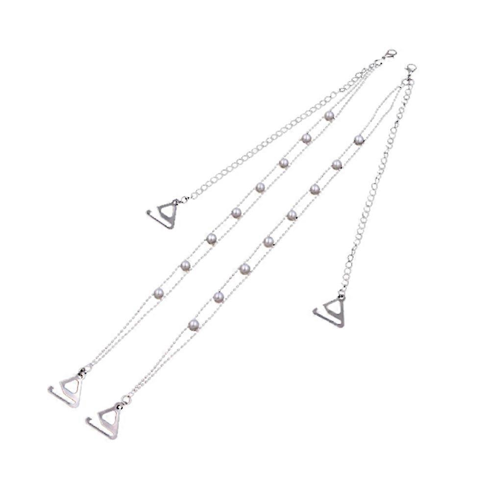 1 par BH-axelrem Sommar osynlig axelrem Halkfri BH-bälte