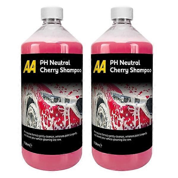 PH Neutral Car Shampoo 1 Litre - Concentrate - High Foaming - Cherry - AA