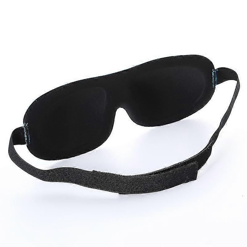 Upgraded 3D Contoured Sleep Mask - 100% Blackout with Adjustable Strap for Comfortable Sleep