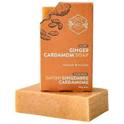 Plant-Based Bar Soap Ginger And Cardamom, 110 Grams by Crate 61