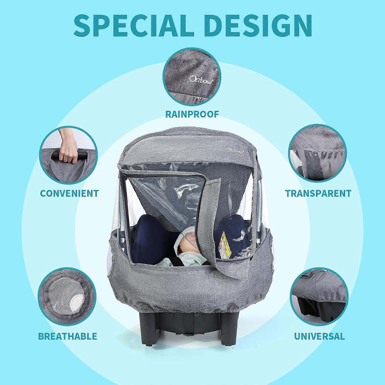 Orzbow Baby Stroller Weather Shield Universal Portable Waterproof