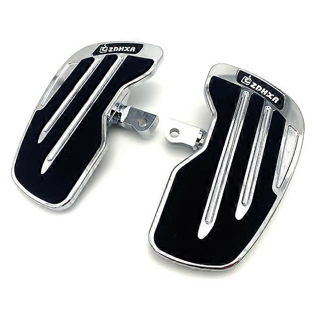 Motorcycle Foot Peg Floorboard Passenger Stretched Pedal Footrests CNC Cut For Harley Touring Road King Softail Dyna Sportster
