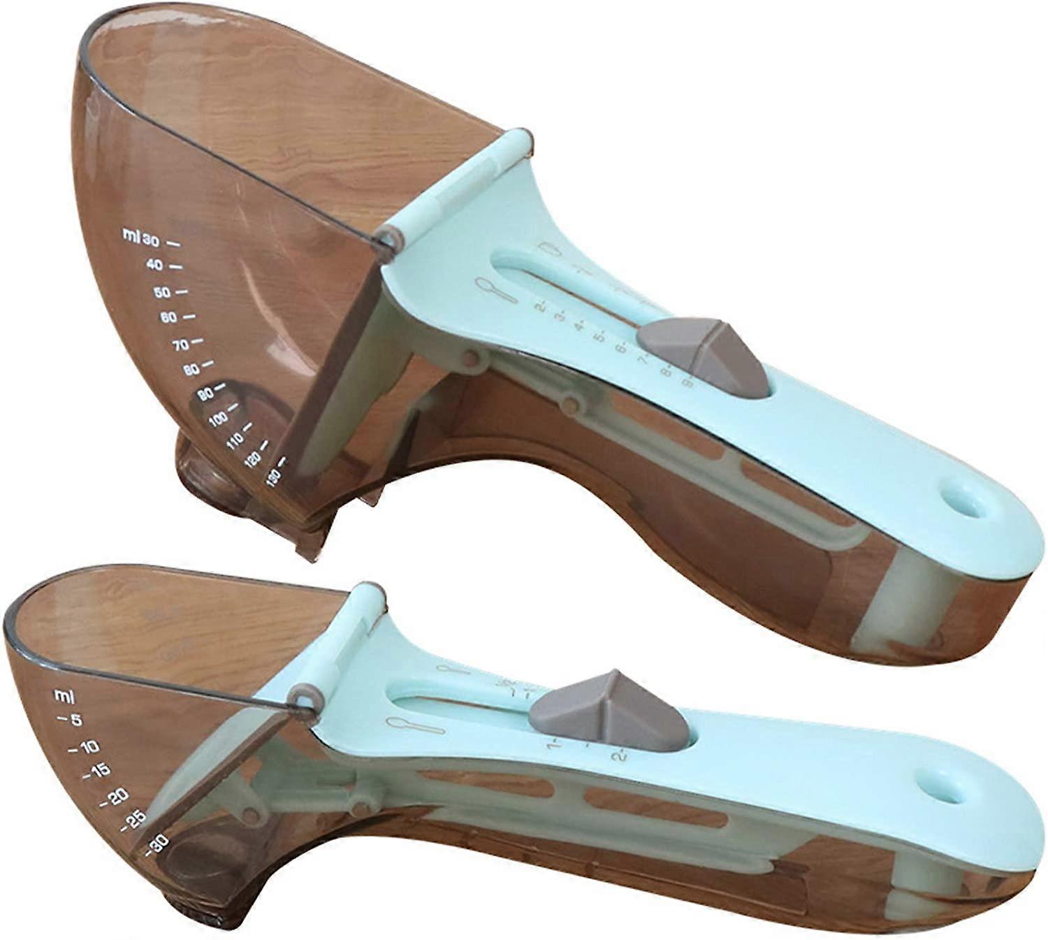 Kitchen Tool, Adjustable Measuring Spoons Set, Adjustable Quantitative Measuring Spoon, Household Baking Scale Spoon Large capacity measuring cup,Kitc