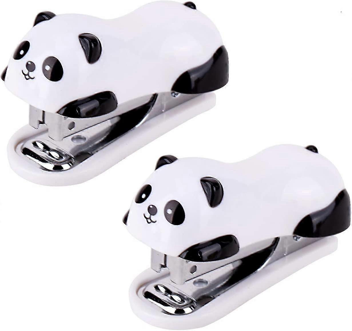 Pieces Small Office Stapler, Cute Panda Small Stapler Mini Stapler School Student Stationery