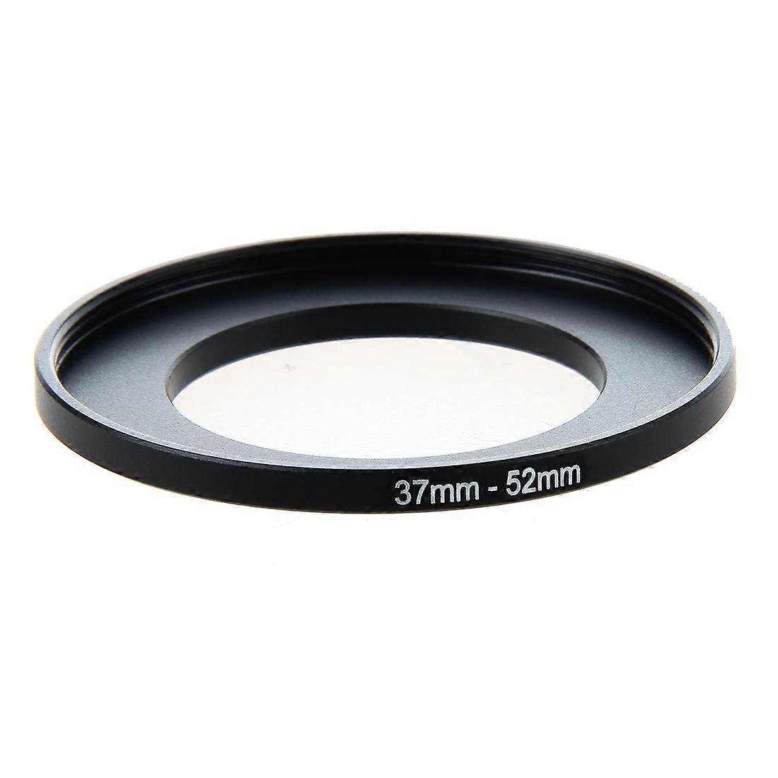 Camera Lens Filter Ring 37mm to 52mm Adapter Black