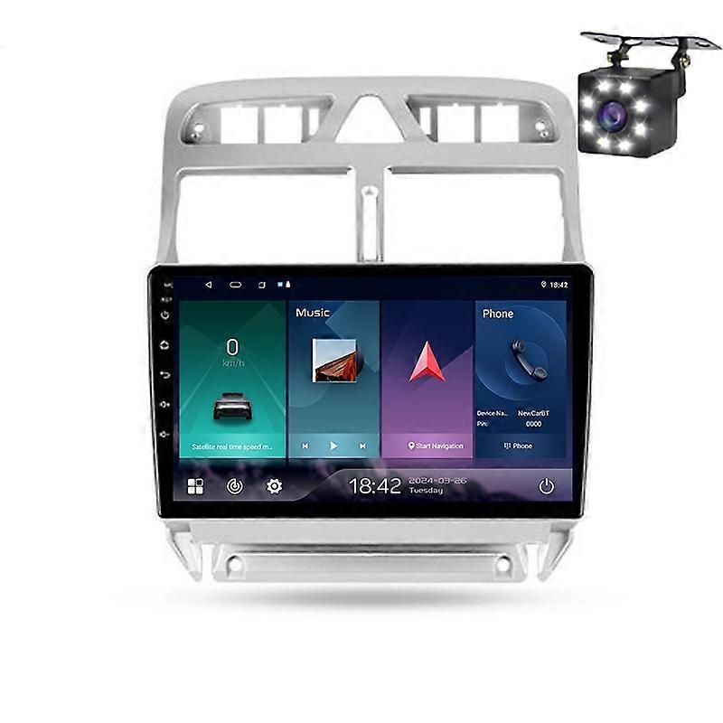 Car Radio For Peugeot 307 1 2001 - 2008 Carplay Android Auto Stereo Multimedia Player WiFi