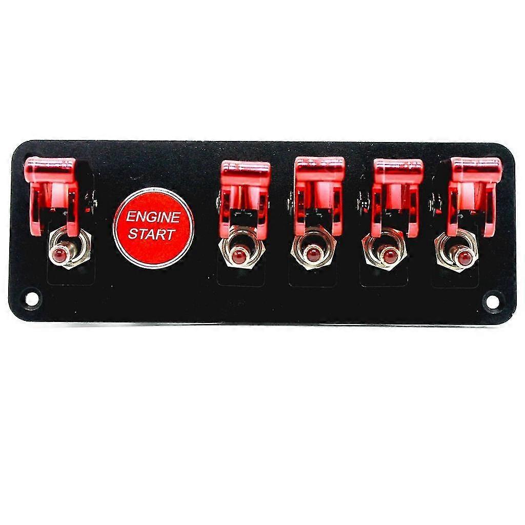 Replacement 6gang  start push button switch   ignition toggle 12v