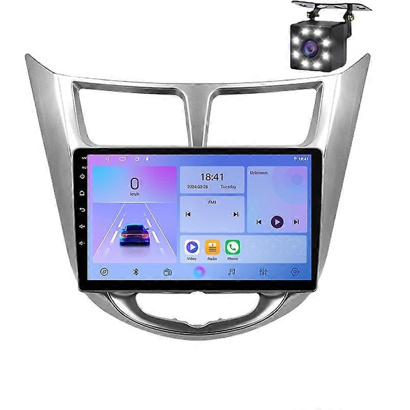 Car Radio For Hyundai Solaris Verna Accent 1 2010-2016 Multimedia Player Carplay Navigation Auto