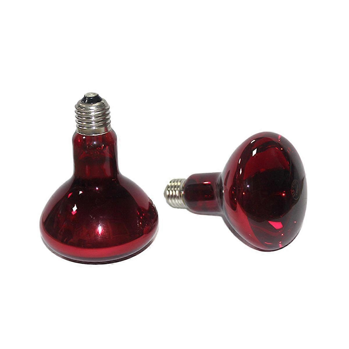 2 Pack 100W Reptile Heater Bulbs, Amphibian Infrared Sunning Bulbs, Reptile Heater Bulbs forTurtles