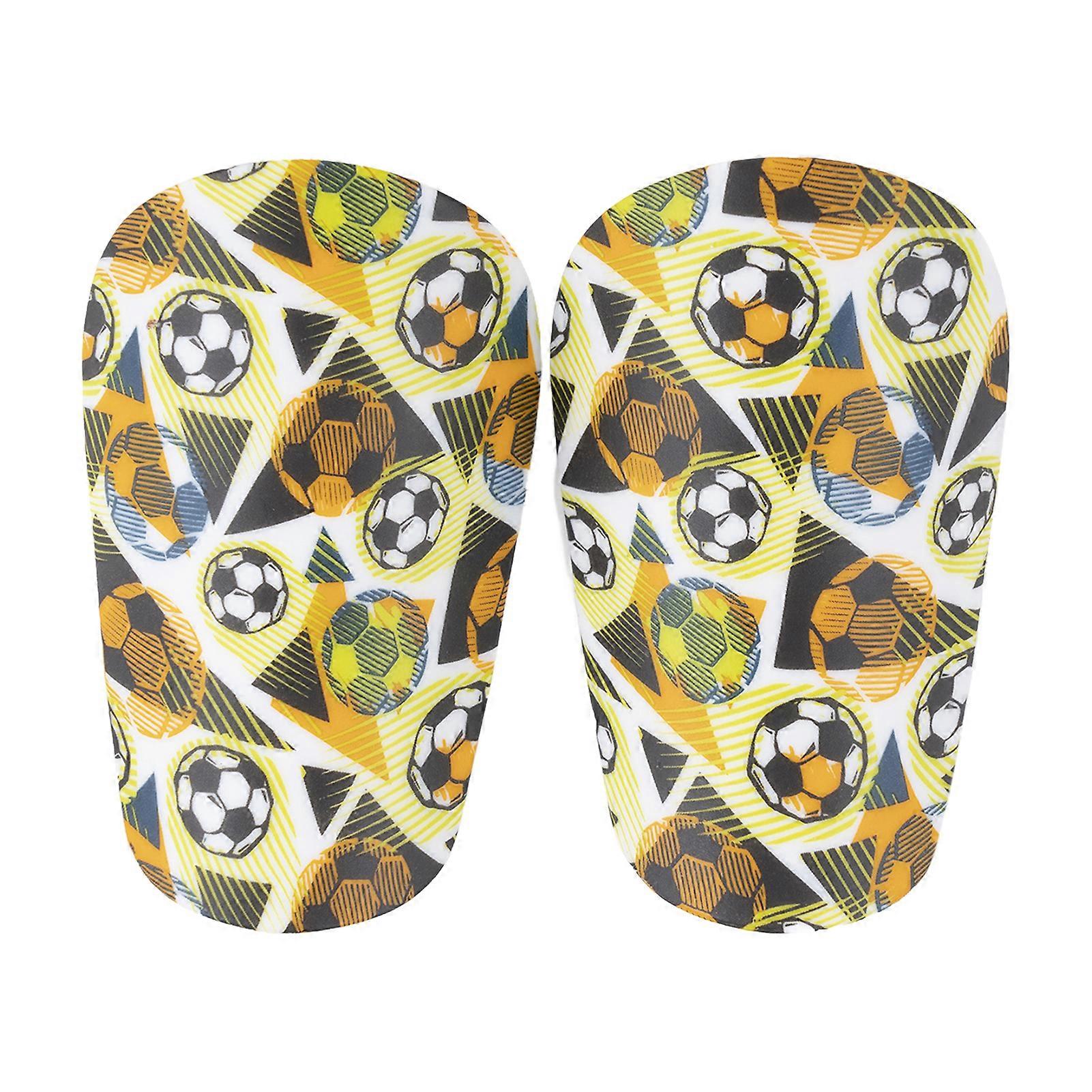 Mini Football Shin Pads Lightweight Miniature Soccer Shin Guards for Men Women Tiny Sports Leg Protector with EVA Foam Padding