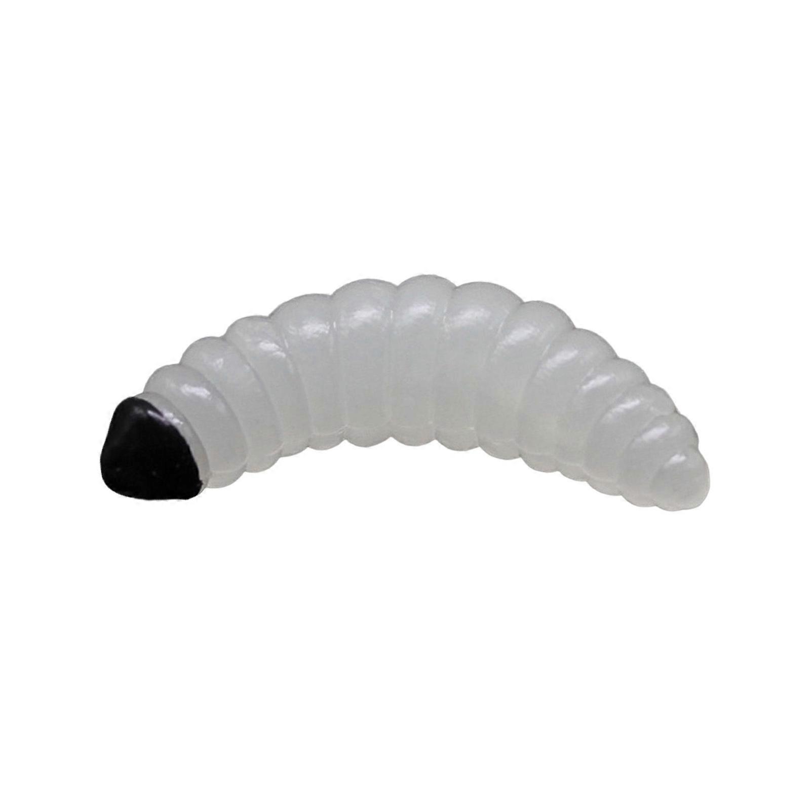 Colored Soft Maggot Fishing Bait Artificial Maggot Lures Bait for Fishing Accessories