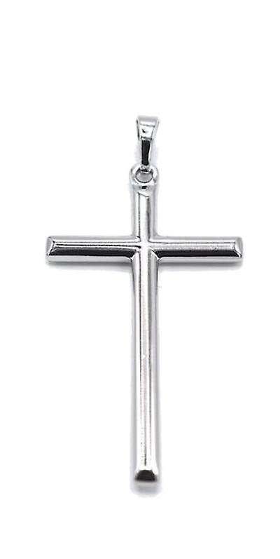 Silver cross pendant