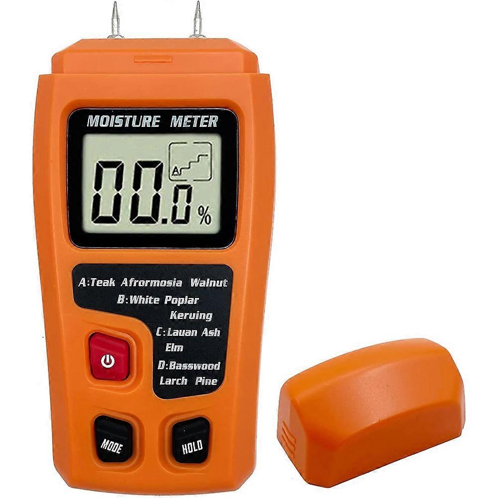 Digital Wood Moisture Meter Wood Humidity Tester Hygrometer Timber Damp Detector LCD Display