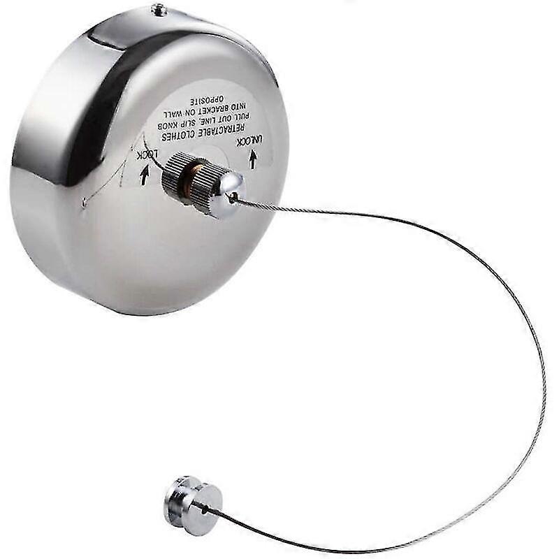 Ανοξείδωτο χάλυβα αναδιπλούμενο επεκτάσιμο ράφι ενδυμάτων γυαλισμένο ράφι χρωμίου που στεγνώνει το διευθετήσιμο σχοινί 2.8m εσωτερικό υπαίθριο μπαλκόνι