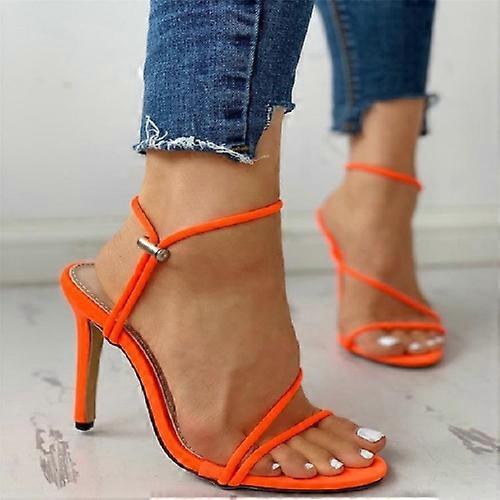 Candy-colored Super High-heeled Strap Sexy Sandals