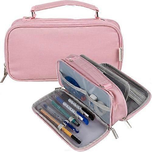 Double Extendable Pencil Case - Pink Maaleo 24517