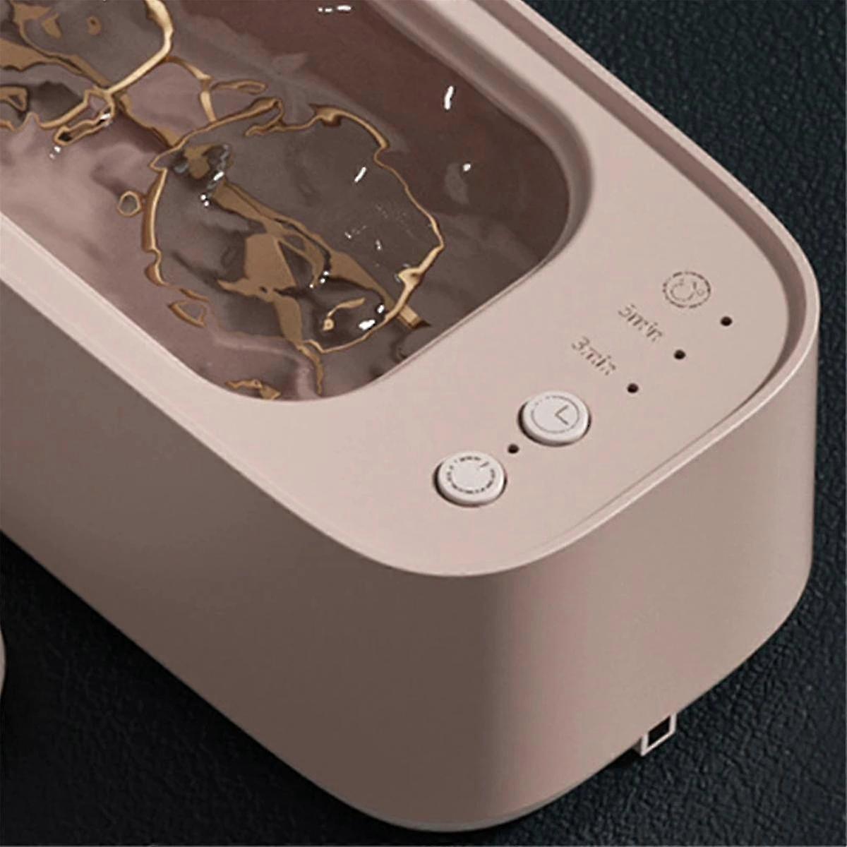 Portable High-Frequency Vibration Cleaners 3Gear 360Cleaning Machine Timing for Jewelry//Makeup Tool/Eyeglass-A