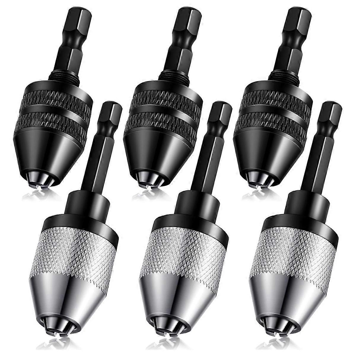 Keyless Drill Chuck Bit,Keyless Drill Chuck Fast Change Converter Extension Screwdriver Drill Adapt