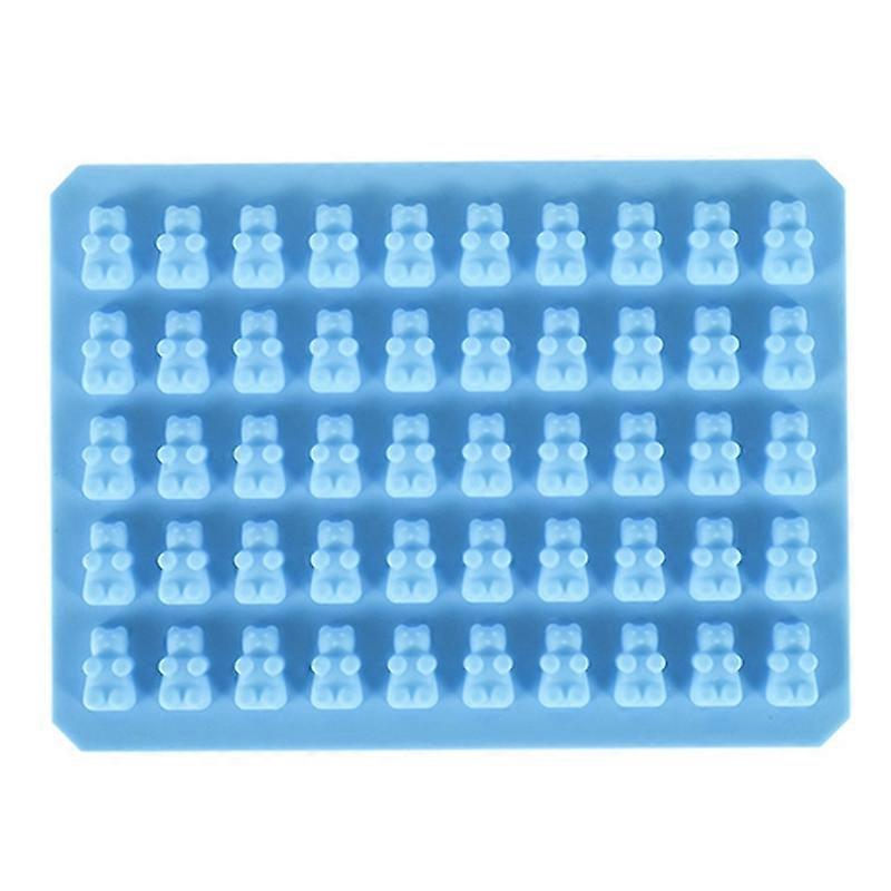 Gummy Bear Candy Mold Kit Chocolate Bakeware DIY Decor Tool 50 Cavities KAESI