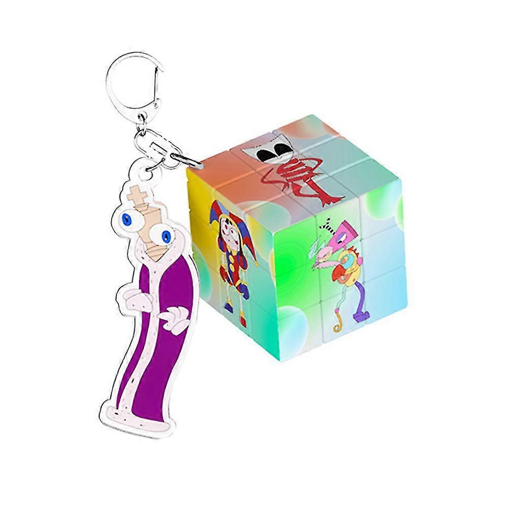 The Amazing Digital Circus Third Order Magic Square Keychain Decor Gift 3.5cm