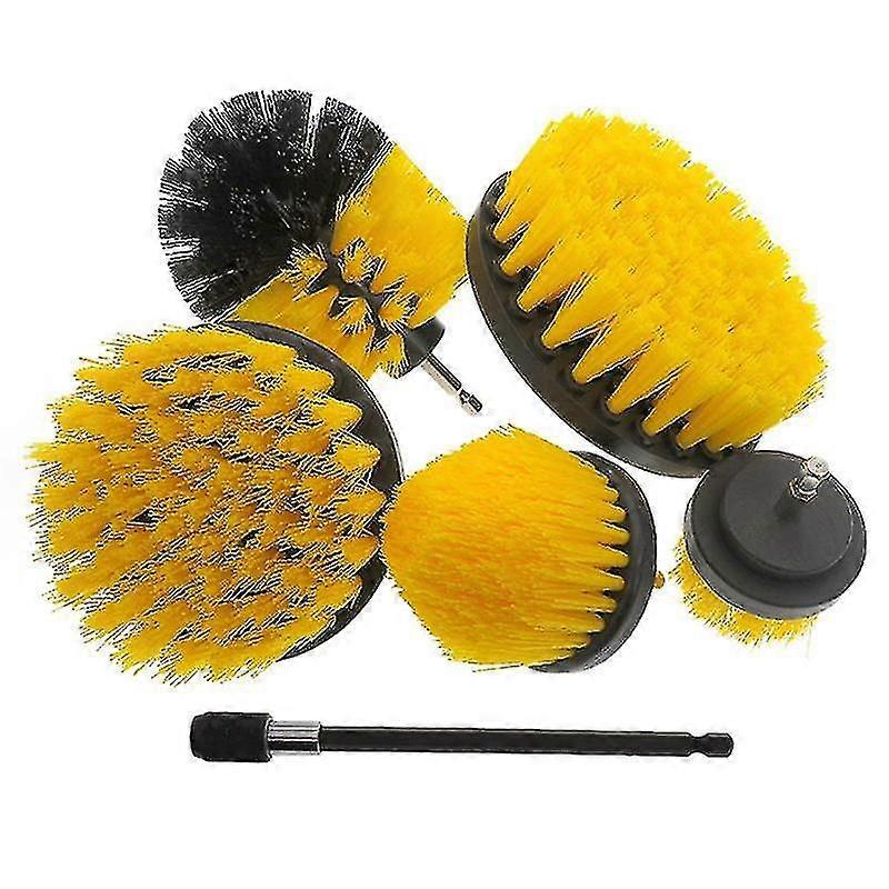 6pcs Electric Scrubber Brush Drill Brush Kit