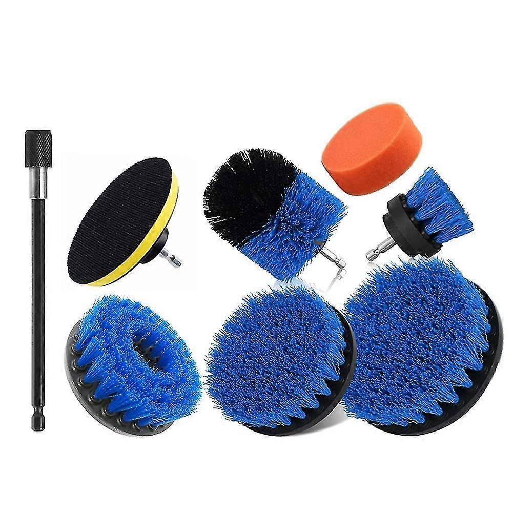 Electric 8 Pieces, Multifunctional Drill Brushes, Drill Cleaning Brush Kit, Multipurpose Cleaning B