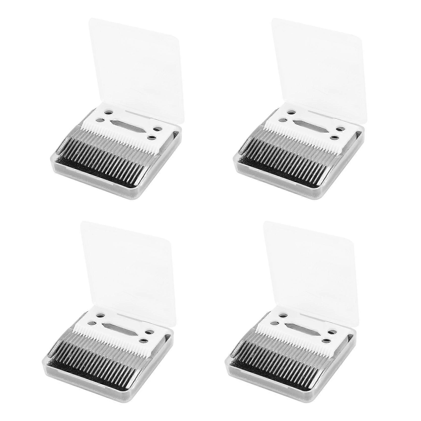 8pc Hair Beard Replace Ceramic Blade Cutter Metal Bottom For Shear Clipper