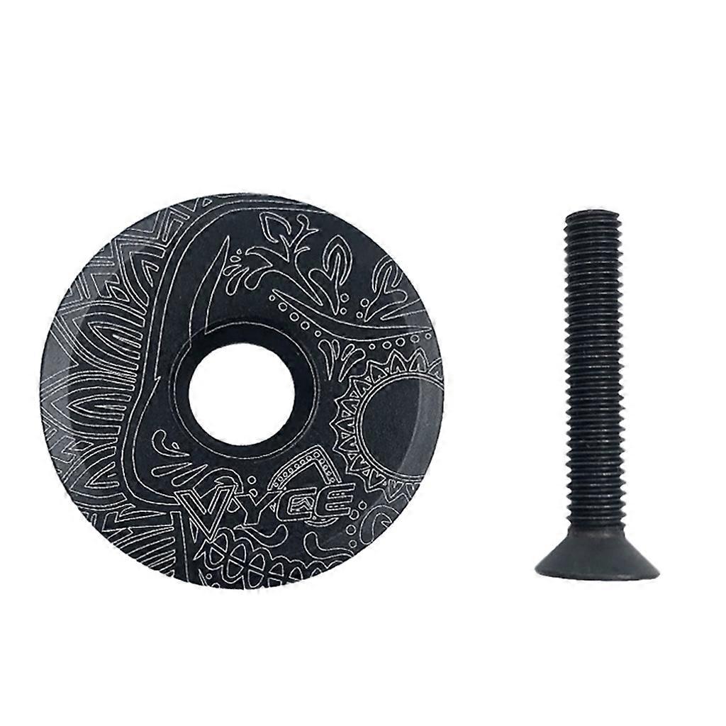 バイクフロントフォークトップステムカバー自転車トップステムカバースクリューバイク用品付き