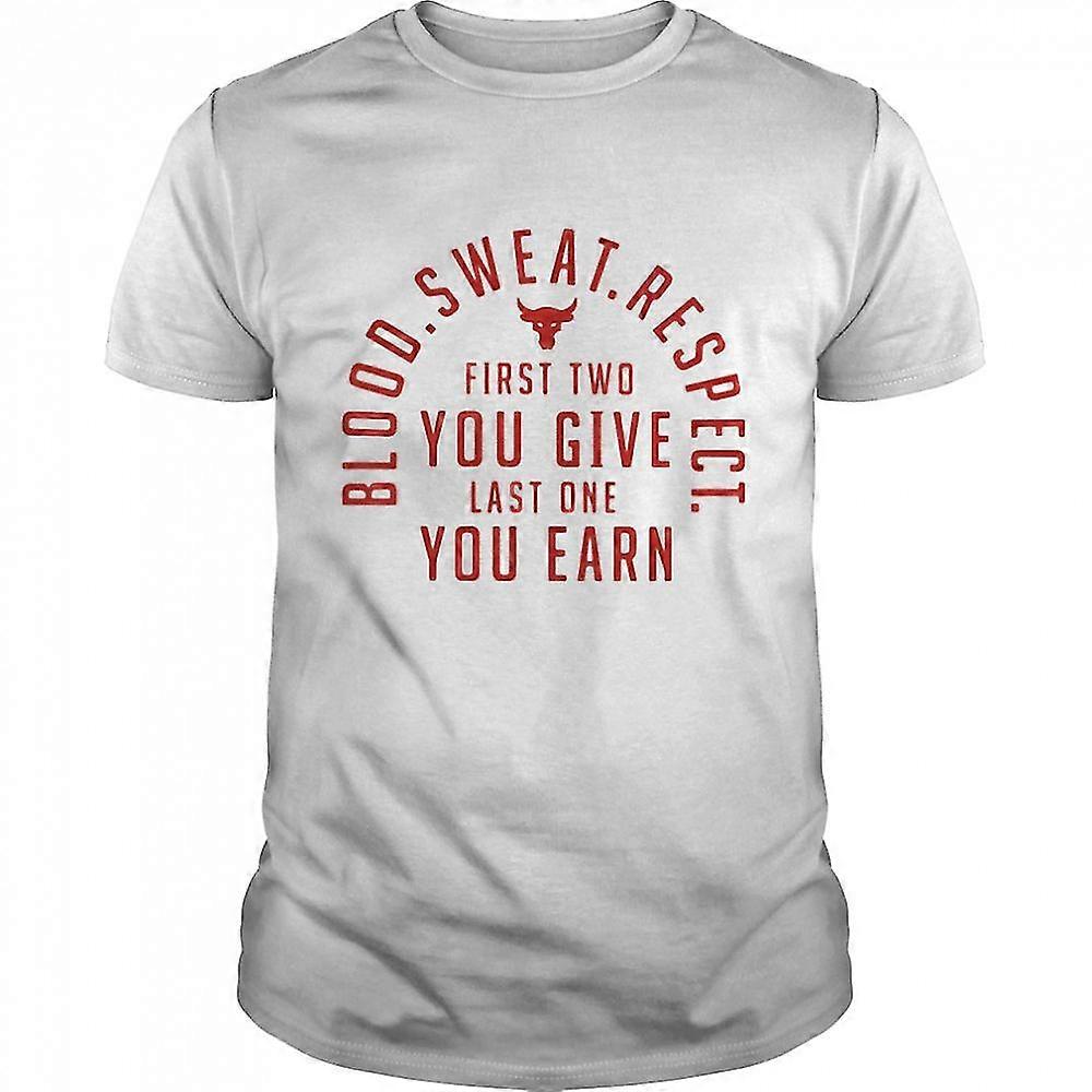 Sang, sueur, respect, deux premiers, tu donnes, dernier, tu gagnes une chemise