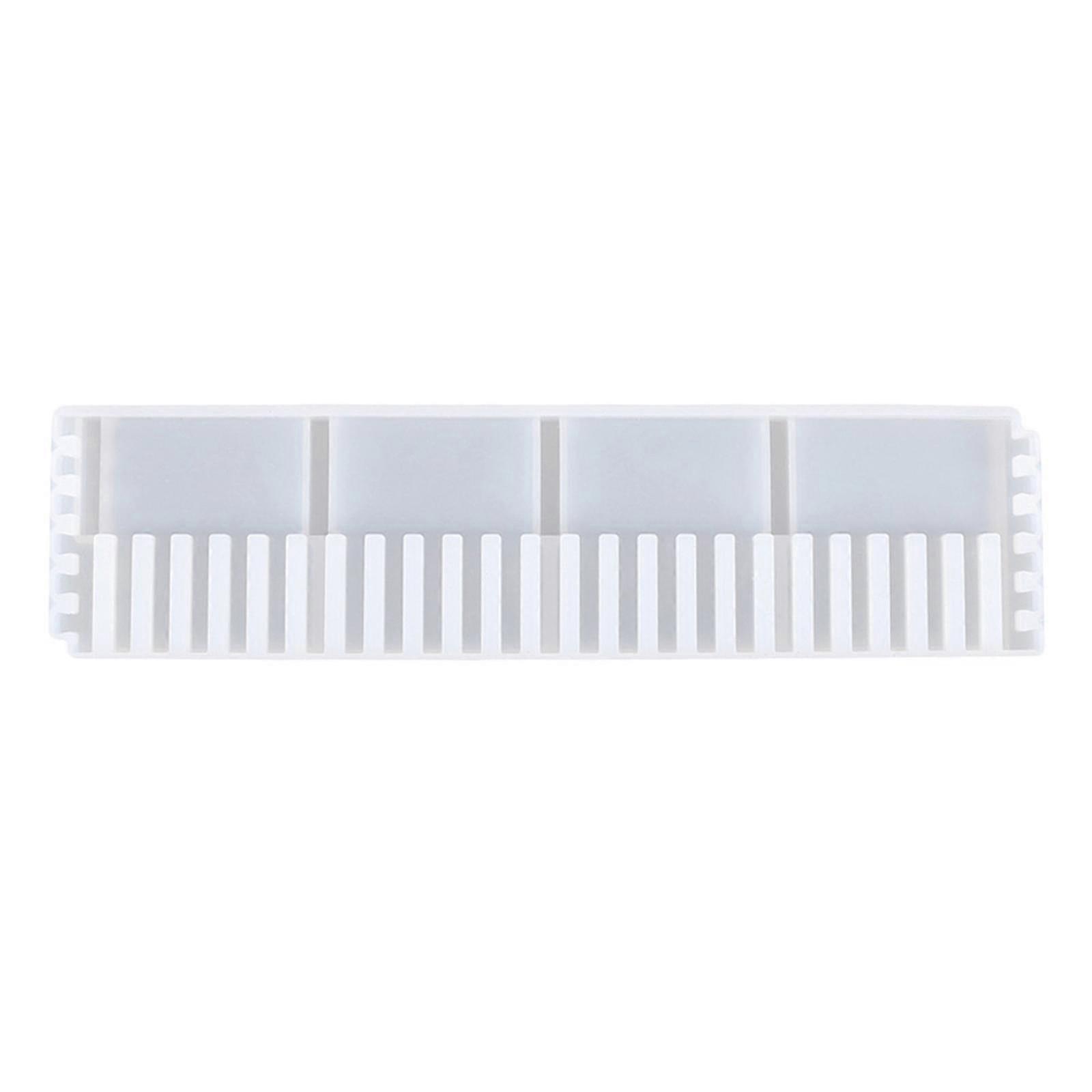 Creative Fixed Frame Silicone Mold Serrated Comb Shape Crystal Epoxy Mould-fg