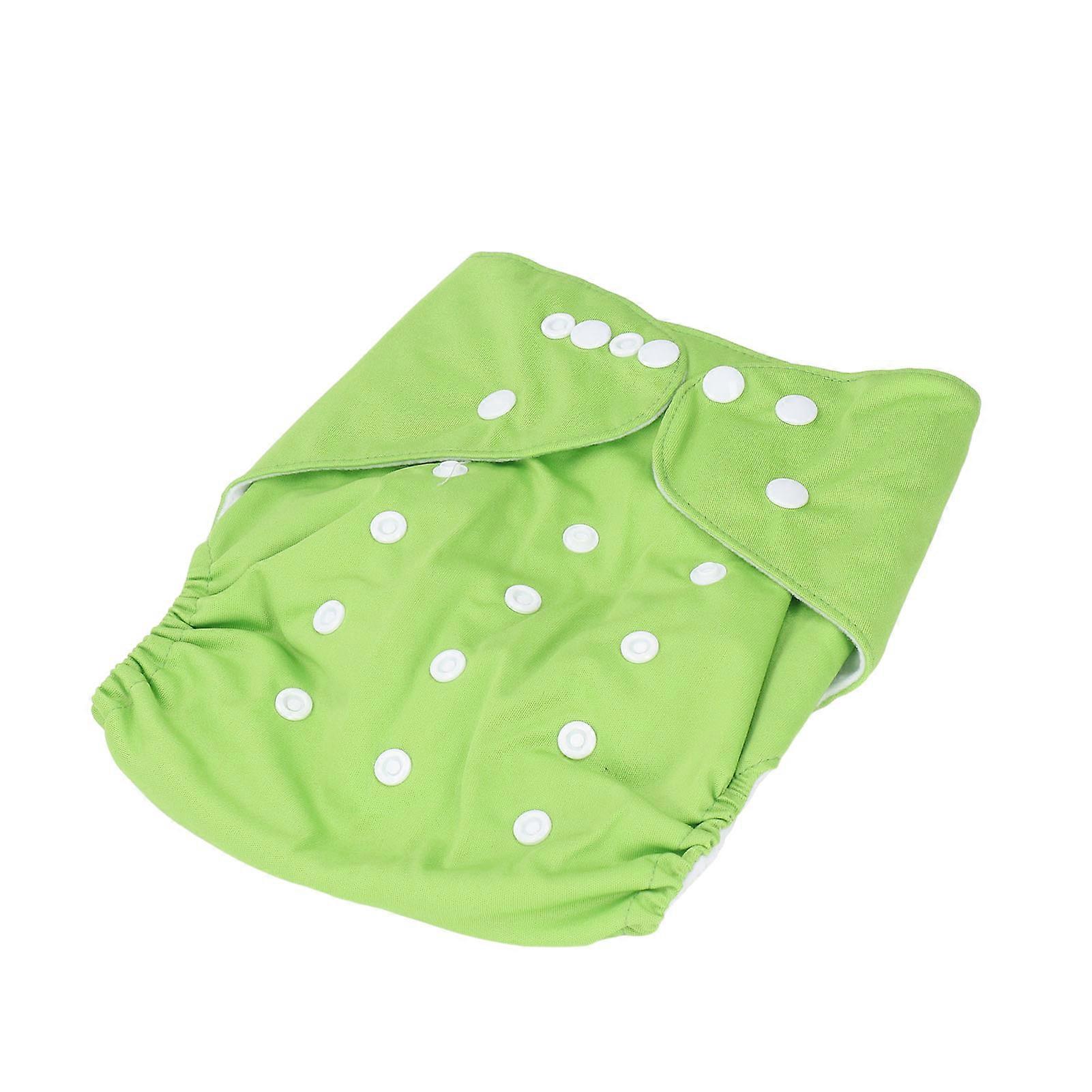 Baby Cloth Diaper Comfortable Breathable Waterproof Double Snap Button Leakproof Elastic Diaper Pants for 36 Year Olds 107