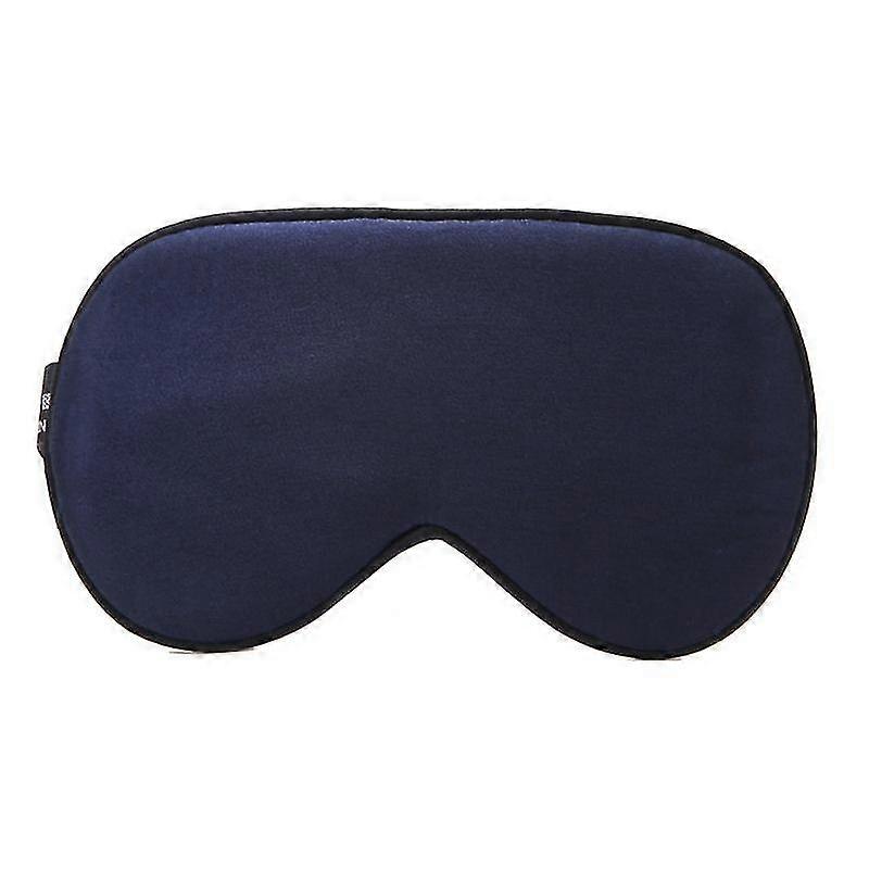 Silk Sleep Mask Kids Eye Mask Soft and Smooth Eye Mask with Adjustable Straps for Sleep Shading (Nav