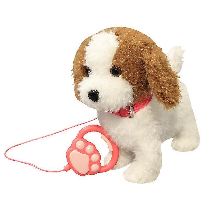 Toddler Companion Toy Petting Interactive Doll Singing Repeater Electric Dog Walking Toy Dog Plush Toy
