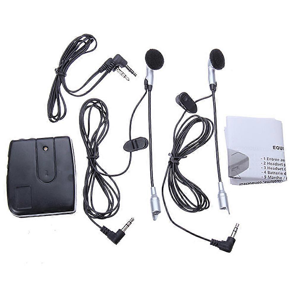 Motorbike Motorcycle Helmet 2-way Intercom Headset Communication System Accessories