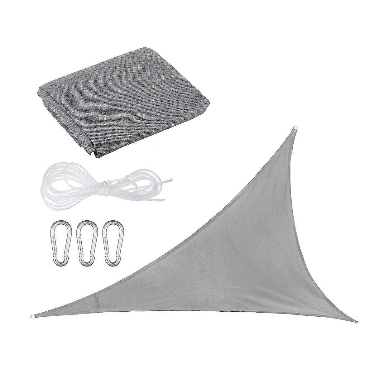11.8X11.8x11.8 Ft Sun Shade Triangle Uv Block Canopy For Outdoor Facility Garden Sun Shelters