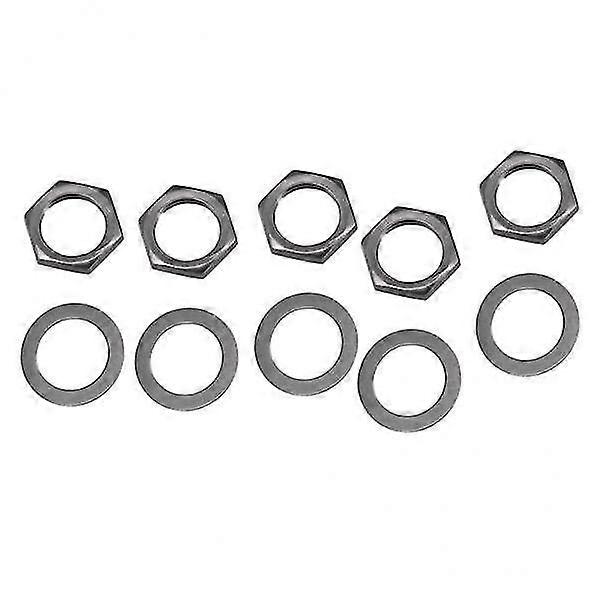 2x10 Pcs Nutswasher/gasket For Electric Baguitar Input Output Jack Socket