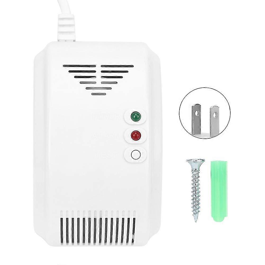 Household Gas Liquefied Alarm Sensor Leakage Warning Detector Home Security Tool 220vus Plug