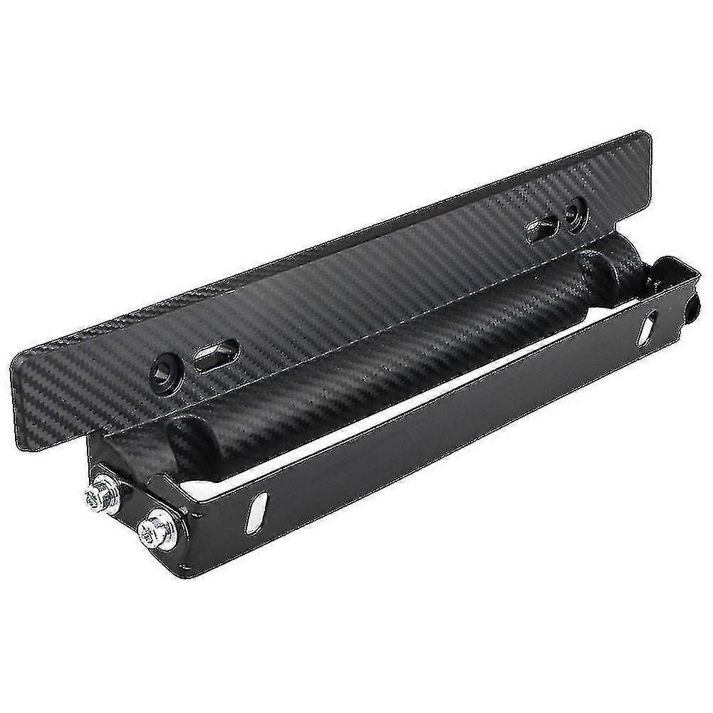 Adjable Fiber Pattern Car Racing Plate Frame H Bracket