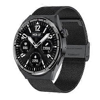 1.60 inch Black Dial Steel Band IP68 Smart Watch