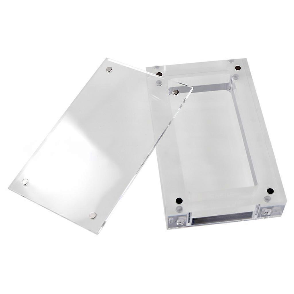 Game Console Storage Box Magnetic Acrylic Protector for GBM High Transparency