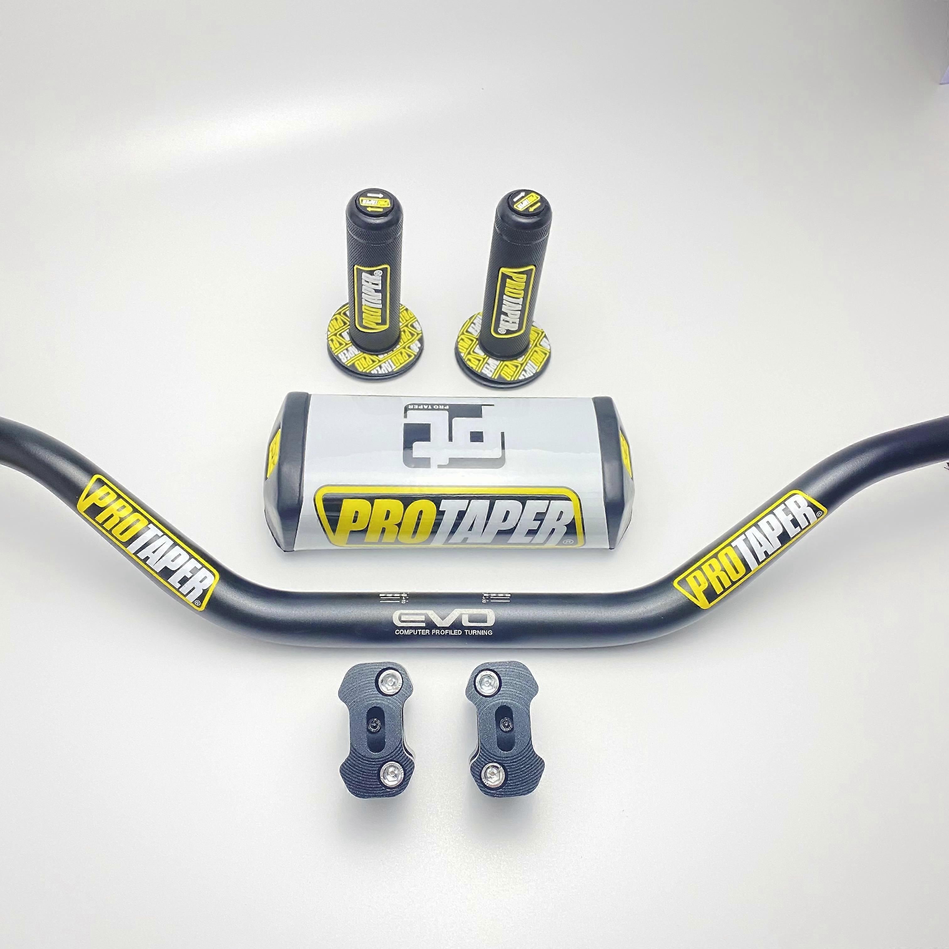 Guidon PRO Taper Pack Fat Bar 1-1/8 Dirt Pit Bike Motocross Guidon De Moto 810mm Longueur 285mm Pro Aluminium Universel