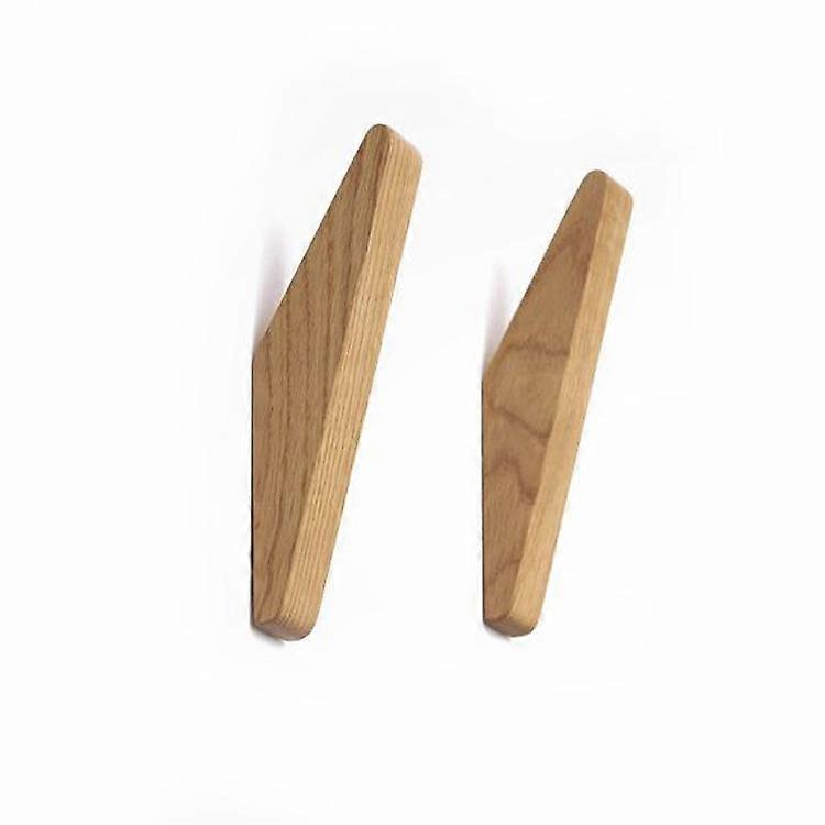 Trä väggkrokar Kläder RackHållare Hörlurar Hängande Krokar